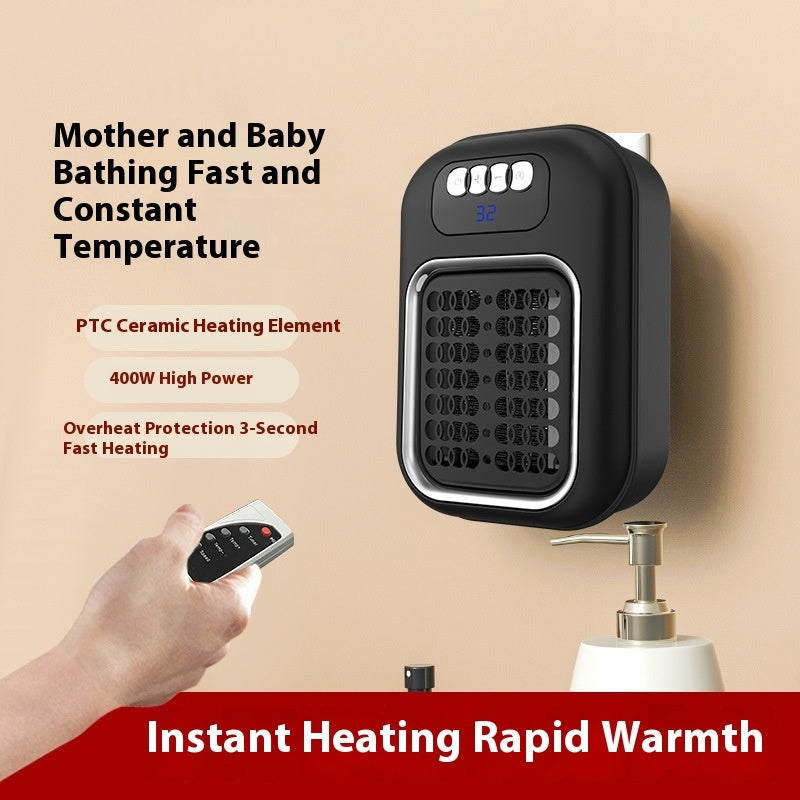 Portable Small Electric Heater With Remote Control