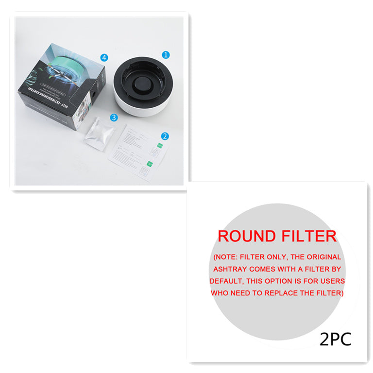 Smoke Removal Air Purification Ashtray Anion