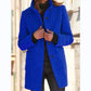 Fashion Stand Collar Woolen Coat With Pockets