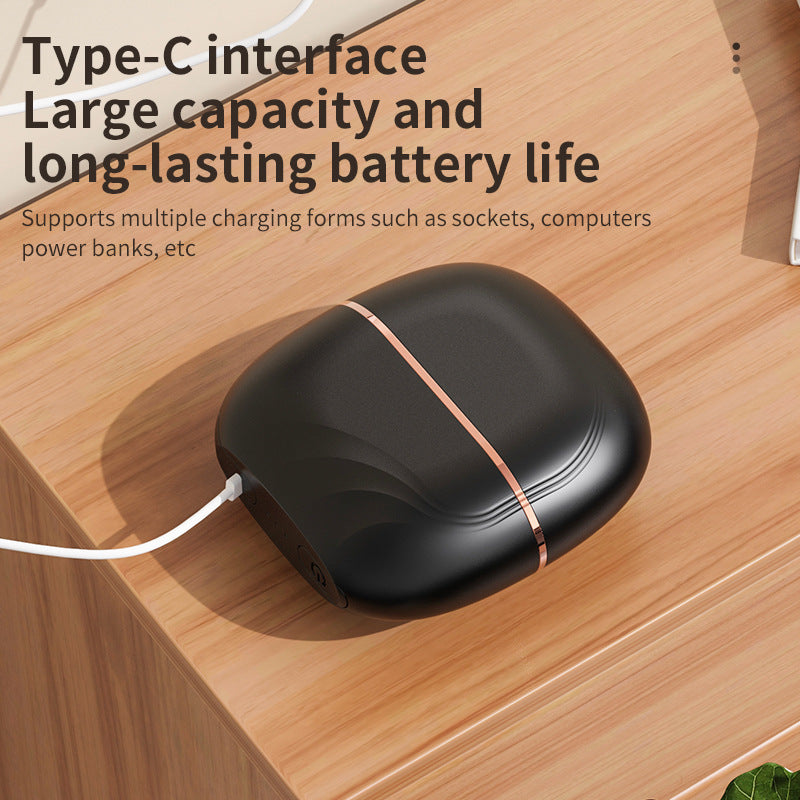 Mini Hair Straightening Comb Wireless Charging